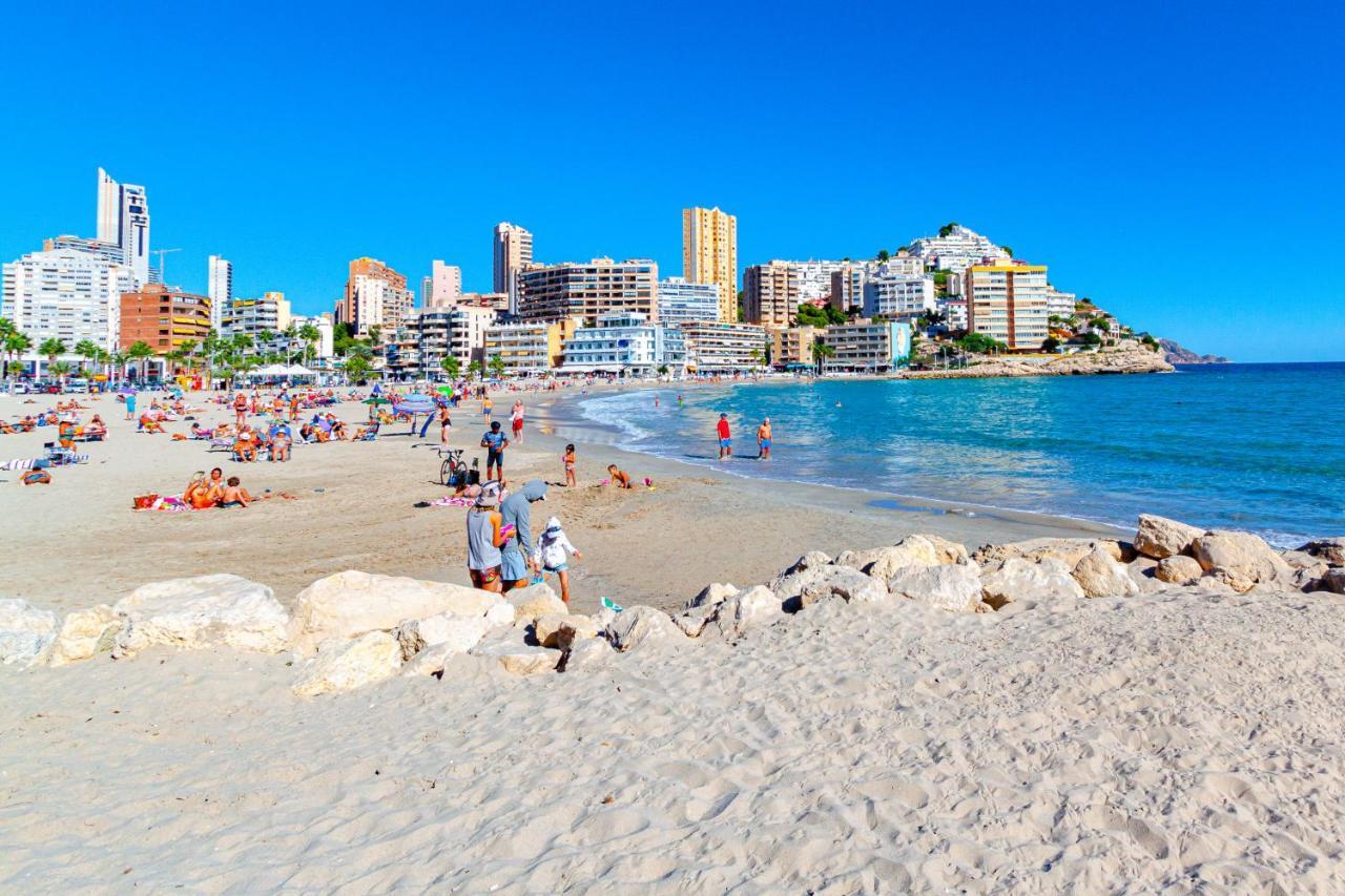 Balcon Del Mar Sea View Apartment Benidorm Bagian luar foto